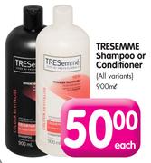 Tresemme Shampoo or Conditioner(All Variants)-900ml Each