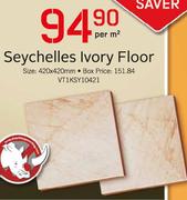Seychelles Ivory Floor 420x420mm VT1KSY10421-Per Square Metre