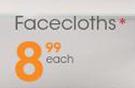 Face Cloths-Each
