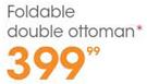 Foldable Double Ottoman
