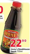 Jimmy's Steakhouse Sauce-750Ml