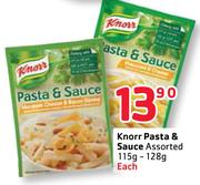 Knorr Pasta & Sauce Assorted-115/128G Each