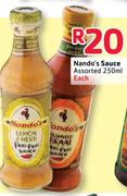 Nando's-Sauce Assorted-250ml Each