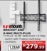 Unimounts Bracket and 6-Way Multi-Plug