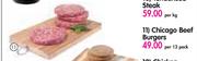 Chicago Beef Burgers-Per 12 Pack