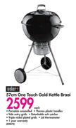 Weber 57cm One Touch Gold Kettle Braai-Each