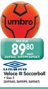 Umbro Veloce III Soccerball(Size 5)