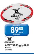 Gilbert A.W.T SA Rugby Ball(Size 5)