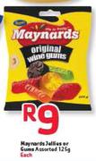 Maynards Jellies Or Gums Assorted-125g