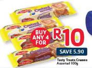 Tasty Treats Creams Assorted-4 x 100g