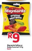 Maynards Jellies Or Gums Assorted-125g Each