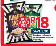 Snackworks Jumpin Jack Popcorn Assorted-90/100g