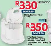 Kenwood Stand Bowl And Mixer-250W