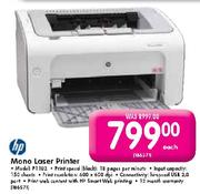 HP Mono Laser Printer(Model:P1102)-Each