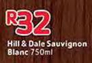 Hill & Dale Sauvignon Blanc-750ml