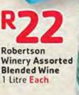Robertson Winery Assorted Blended Wine-1 Litre