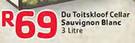 Du Toitskloof Cellar Sauvignon Blanc-3 Litre