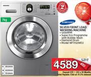 Samsung 7Kg Silver Front Load Washing Machine WF1702WEU