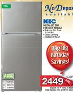 KIC 215L Metallic Top Freezer Fridge KTF523/1