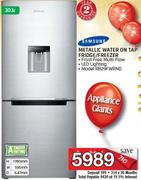 Samsung 303L Metallic Water On Tap Fridge/Freezer RB29FWRND