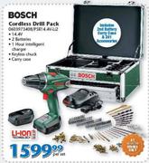 Bosch Cordless Drill Pack PSR14.4V-Li2-Per Set