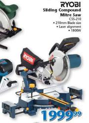 Ryobi 210 deals compound mitre saw