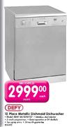 Defy 12 Place Mettalic Dishmaid Dishwasher-Each