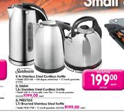 sunbeam 4Ltr Stainless Steel Cordless Kettle