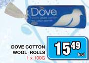 Dove Cotton Wool Rolls-1x100g