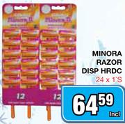 Minora Razor Disp Hrdc-24x1's