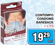 Contempo Condoms Bareback-1x3's