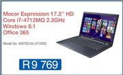 Mecer Expression 17.3" Notebook W970SUW-4712MQ