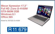 Mecer Xpression 17.3" Notebook W370SS-13-4100M