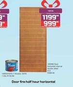 Door Horizontal Internal Double Sided 813