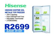 Hisense 220Ltr Metallic Top Freezer H220TME