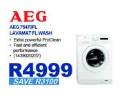 AEG Lavamat Fl Wash 75470FL