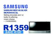 Samsung 32Ltr Silver Microwave ME9114S