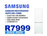 Samsung 329Ltr White Combi RB31HSR3DWW