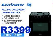Kelvinator Oven Hob Black KBU60bS