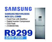 Samsung 321Ltr Combi Inox RB31HWJ3DSS
