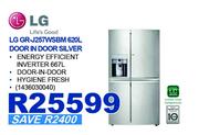 LG 620Ltr Door in Door Silver GR-J257WSBM