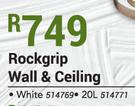 Dulux Rock Grip Wall & Ceiling White-20L