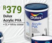 Dulux Acrylic PVA White-5L