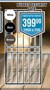 Budget Security Gate 1950 x 750