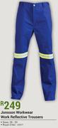 Jonsson Workwear Work Reflective Trousers
