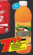Caribbean Smoothie Suiwelmengsel Konsentraat-1Ltr