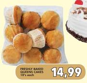 Freshly Baked Queens Cakes-10's