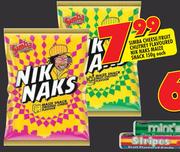 Simba Cheese/Fruit Chutney Flavoured Nik Naks Maize Snack-150gm Each