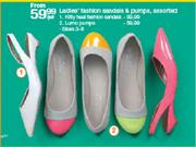 Ladies' Lumo Pumps Assorted-Per Pair