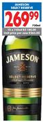 Jameson Seletcive Reserve-12x750ml
